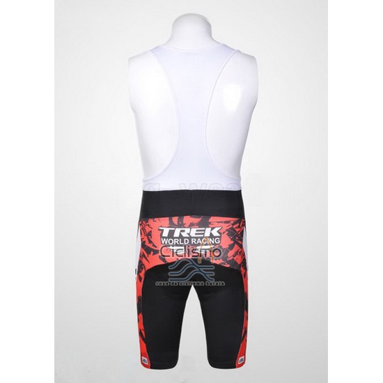 Trek Ropa Ciclismo Culotte Corto 2011 Mangas Cortas Rojo y Blanco